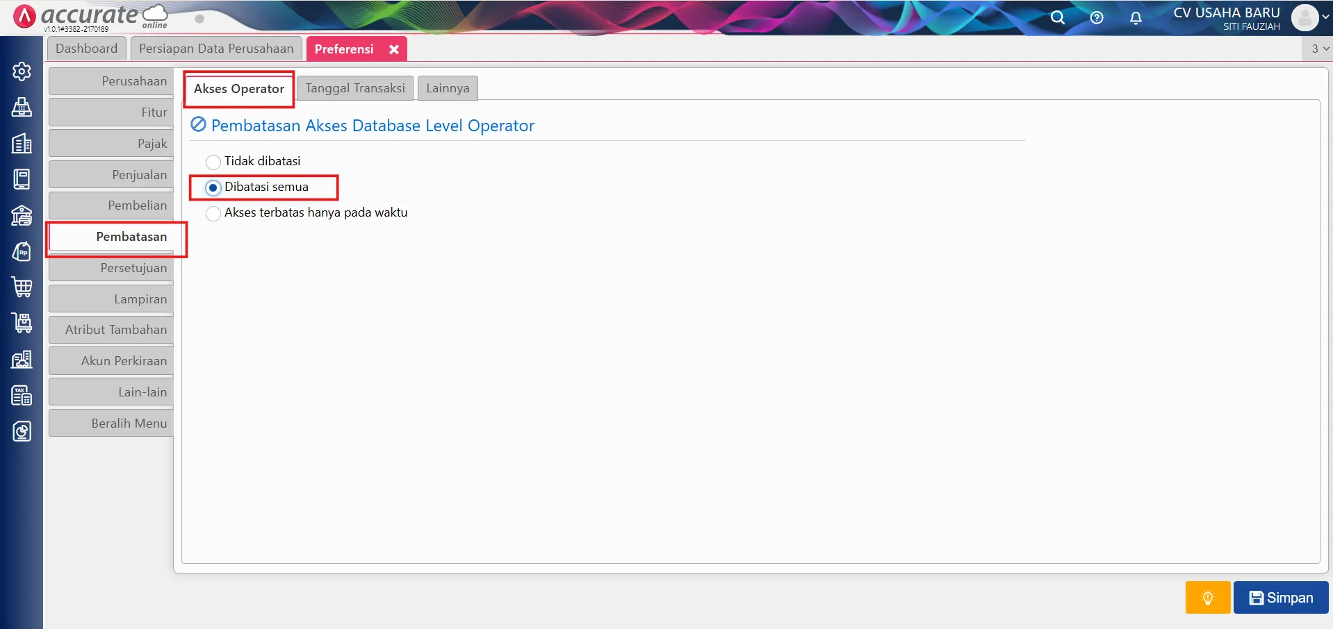 mengatasi error pembatasan akses